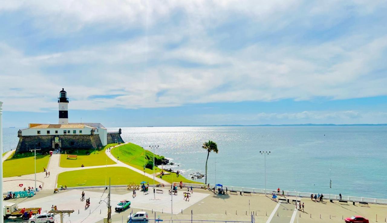 Apartamento No Farol Da Barra. Vista Deslumbrante Para O Mar! No Circuito Do Carnaval. Ao Lado Do Porto Da Barra ! Salvador Extérieur photo